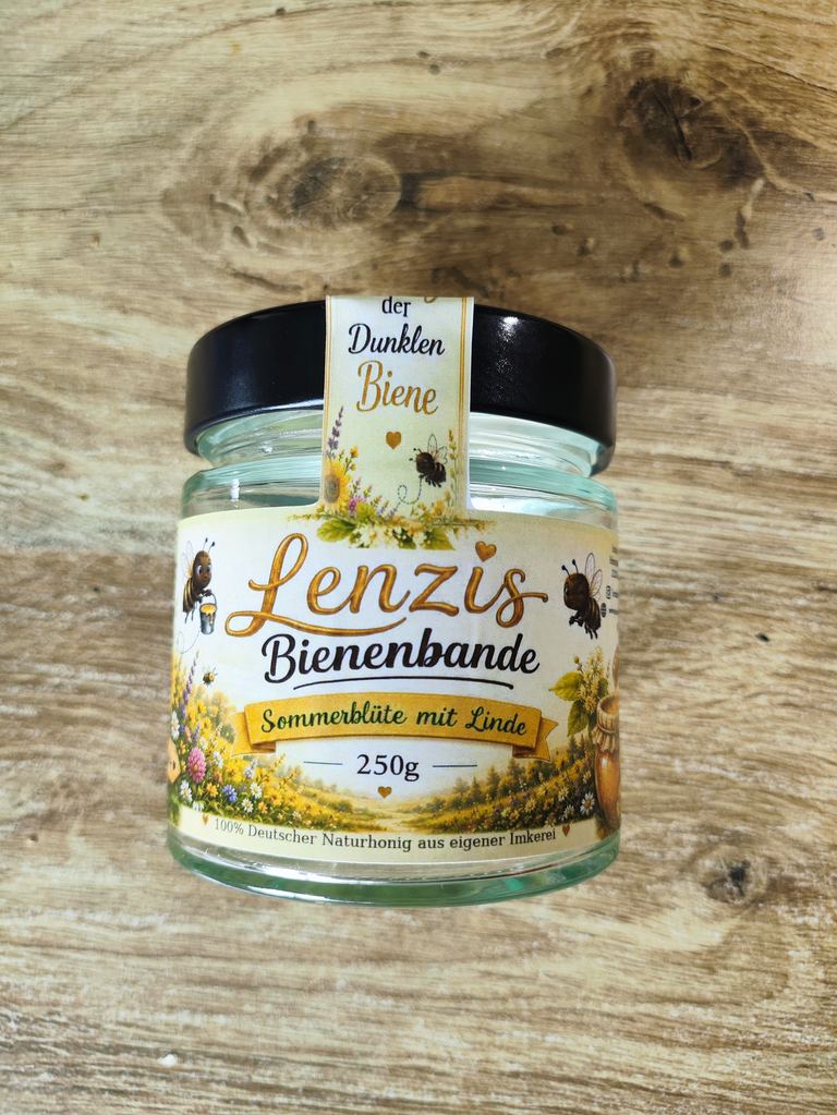 Bienen auf einer Honigwabe